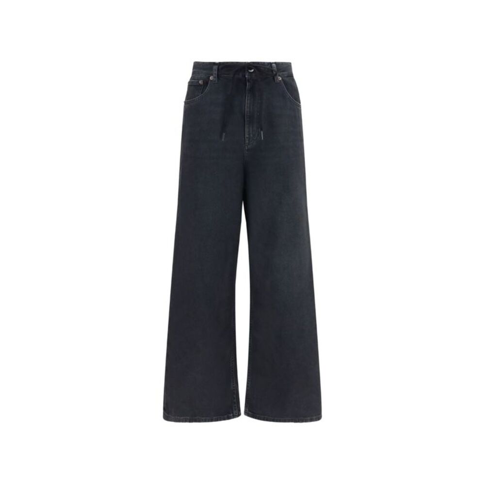 Mm6 Maison Margiela Women Wide-Leg Denim Jeans